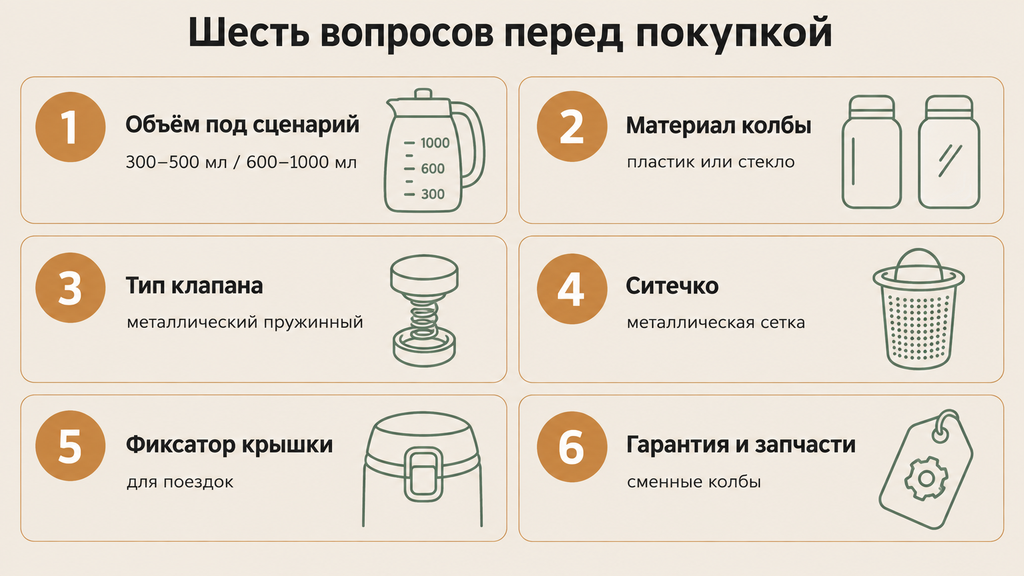 Чек-лист выбора чайника гунфу: шесть контрольных вопросов перед покупкой
