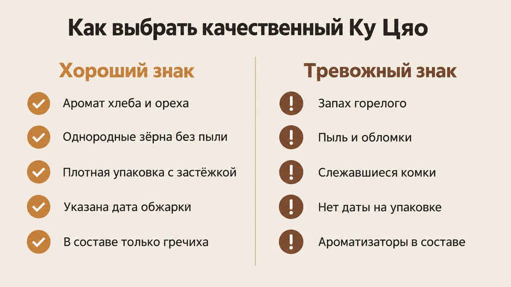 Чек-лист выбора качественного чая Ку Цяо: пять признаков свежего сырья и поводы отложить упаковку