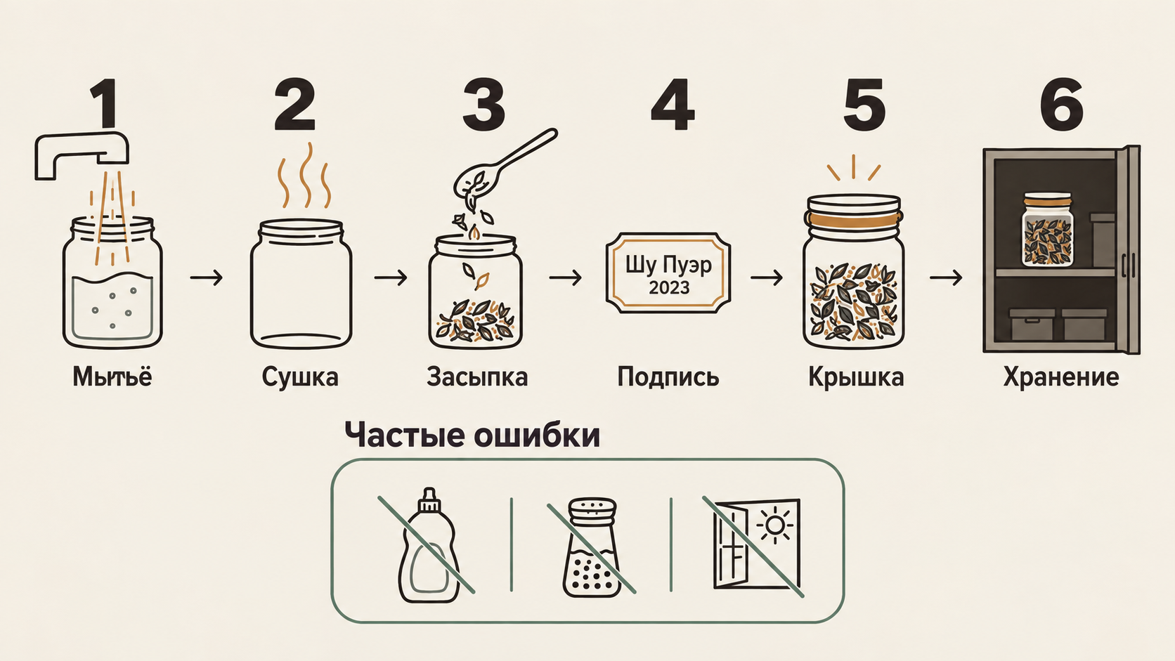 Хранение чая в жестяной банке без потерь: пошаговая схема и типичные ошибки для сохранения свежести